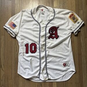 California Angels Jersey Rawlings SZ 46 Baseball Jersey Rare USA MADE 10 Patches